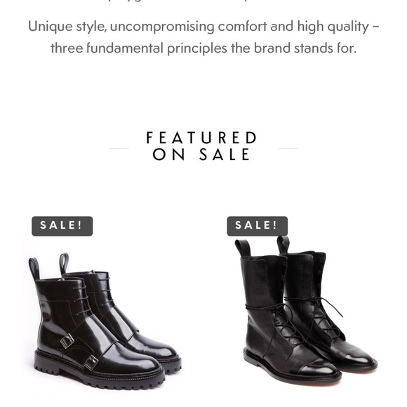 Black Lace Up Boots - Picture 9 of 9